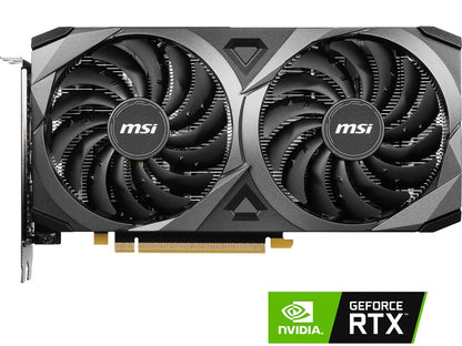 NVIDIA Geforce RTX 3060 Ti Graphic Card - 8 GB GDDR6 - 1.70 Ghz Boost Clock - 256 Bit Bus Width - PCI Express 4.0 - Displayport - HDMI